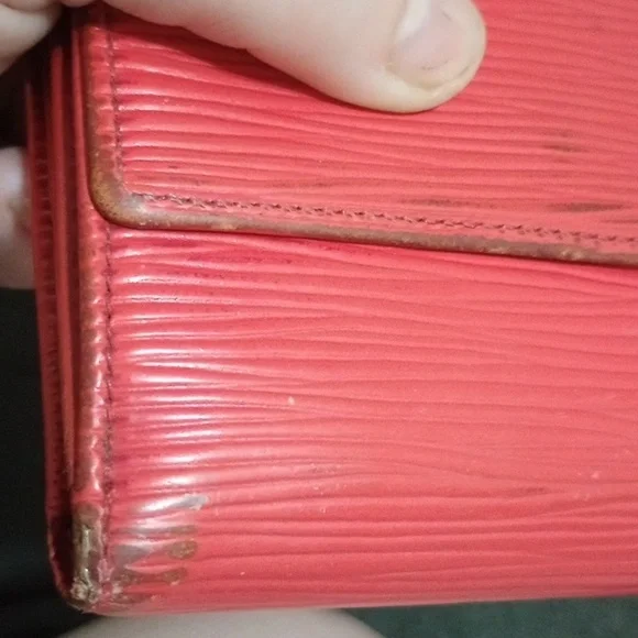 Louis Vuitton Red Epi Leather Wallet - Picture 15 of 16